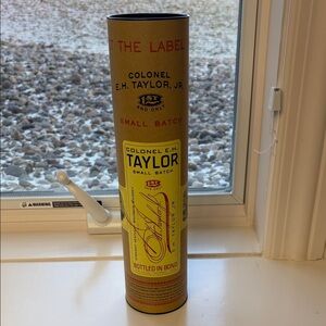 E.H Taylor small batch bourbon canister only